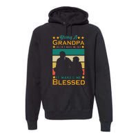 Being A Grandpa Doesn't Make Me Old It Makes Me Blessed Cool Premium Hoodie