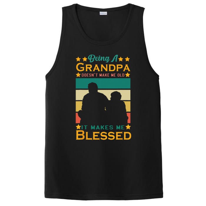 Being A Grandpa Doesn't Make Me Old It Makes Me Blessed Cool PosiCharge Competitor Tank