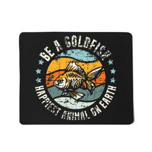 Be A Goldfish for a Soccer Motivational Quote Mousepad