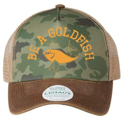 Be A Goldfish Golden Fish Legacy Tie Dye Trucker Hat