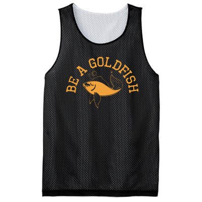 Be A Goldfish Golden Fish Mesh Reversible Basketball Jersey Tank