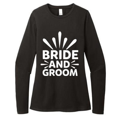 Bride And Groom Womens CVC Long Sleeve Shirt