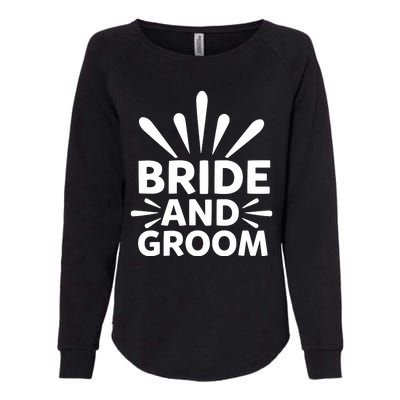 Bride And Groom Womens California Wash Sweatshirt