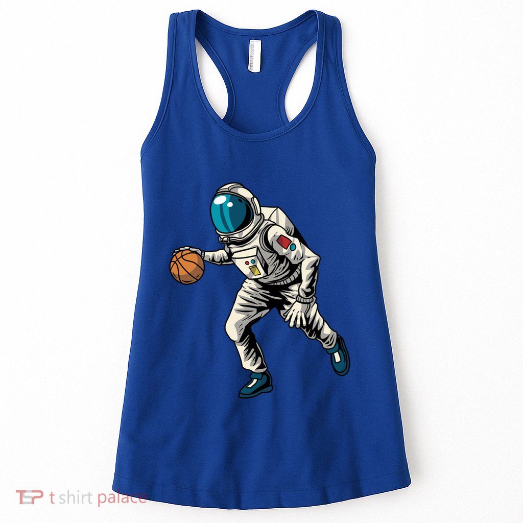 Basketball Astronaut Gift Hoops Streetball Baller Basketball Gift Womens Tank Top