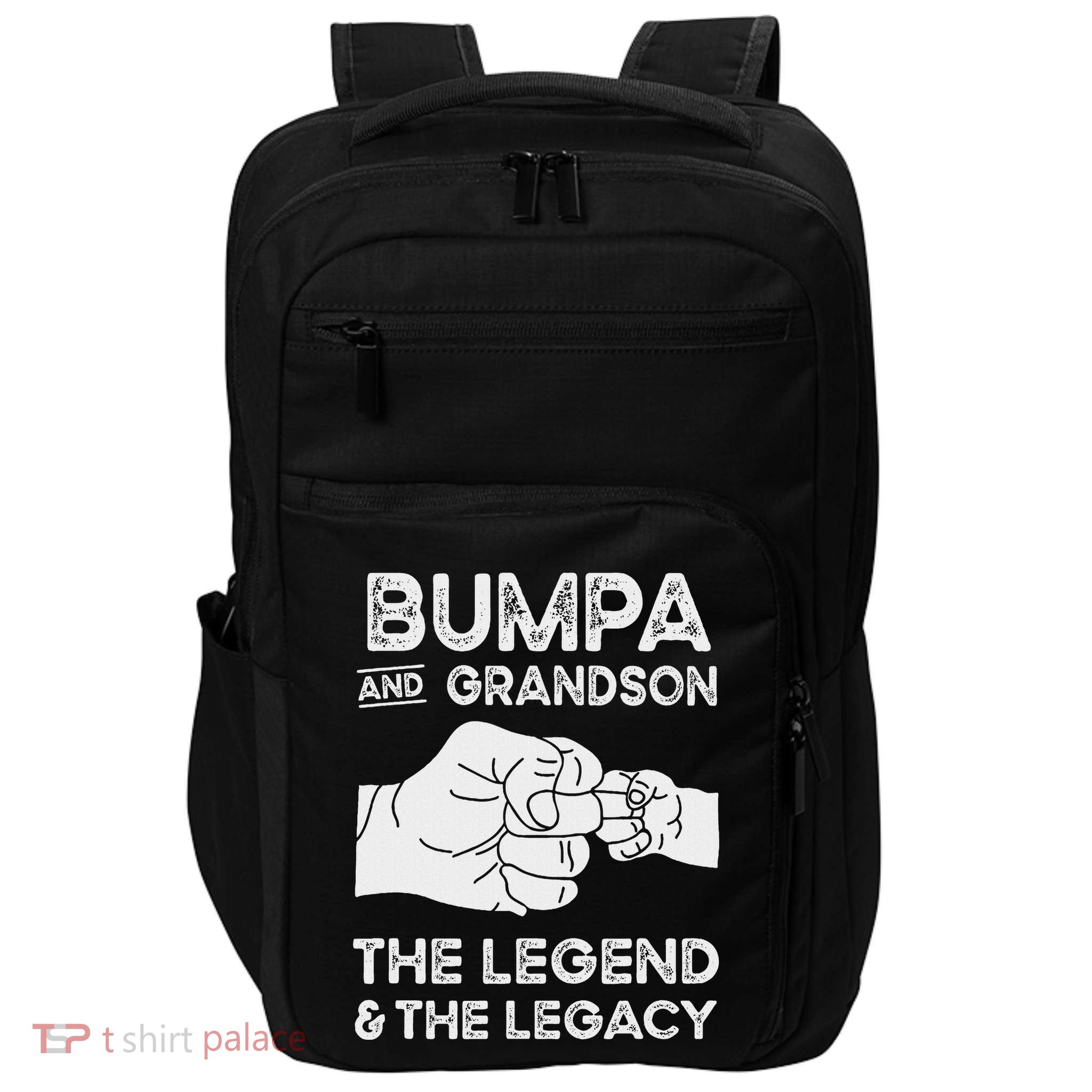 Bumpa And Grandson The Legend And The Legacy Matching Impact Tech Backpack