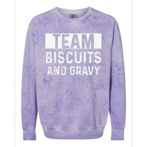 Biscuits And Gravy Thanksgiving Party Colorblast Crewneck Sweatshirt