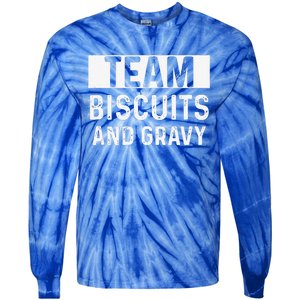 Biscuits And Gravy Thanksgiving Party Tie-Dye Long Sleeve Shirt