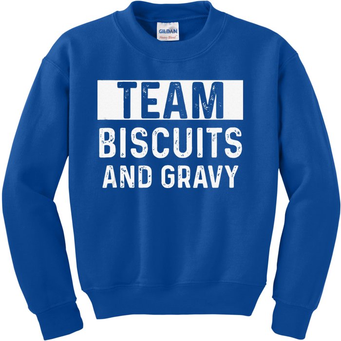 Biscuits And Gravy Thanksgiving Party Kids Sweatshirt