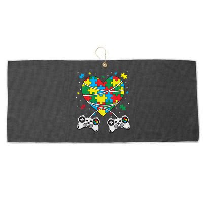 Boys Autism Gift Game Autism Awareness Month Day Men Kids Cool Gift Large Microfiber Waffle Golf Towel