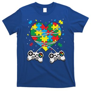 Boys Autism Gift Game Autism Awareness Month Day Men Kids Cool Gift T-Shirt