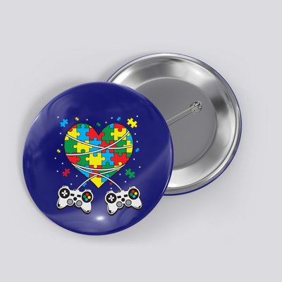 Boys Autism Gift Game Autism Awareness Month Day Men Kids Cool Gift Button