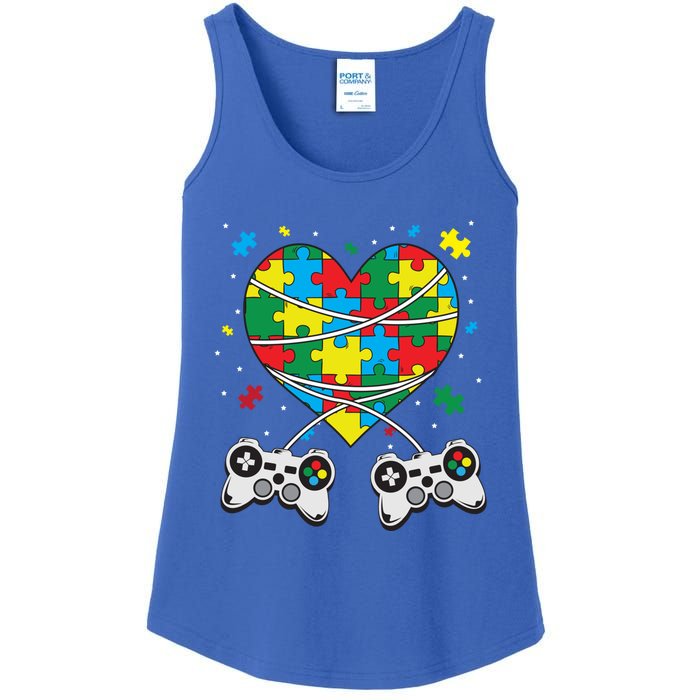 Boys Autism Gift Game Autism Awareness Month Day Men Kids Cool Gift Ladies Essential Tank