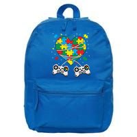 Boys Autism Gift Game Autism Awareness Month Day Men Kids Cool Gift 16 in Basic Backpack