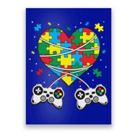 Boys Autism Gift Game Autism Awareness Month Day Men Kids Cool Gift Poster