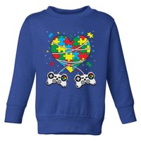 Boys Autism Gift Game Autism Awareness Month Day Men Kids Cool Gift Toddler Sweatshirt