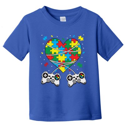 Boys Autism Gift Game Autism Awareness Month Day Men Kids Cool Gift Toddler T-Shirt