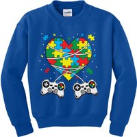 Boys Autism Gift Game Autism Awareness Month Day Men Kids Cool Gift Kids Sweatshirt