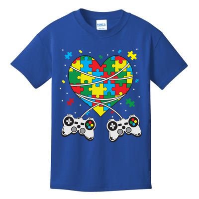 Boys Autism Gift Game Autism Awareness Month Day Men Kids Cool Gift Kids T-Shirt