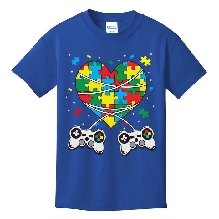 Boys Autism Gift Game Autism Awareness Month Day Men Kids Cool Gift Kids T-Shirt