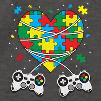 Boys Autism Gift Game Autism Awareness Month Day Men Kids Cool Gift Vector Backpack