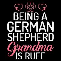 Being a German Shepherd Grandma is ruff Cooling Performance Crew T-Shirt