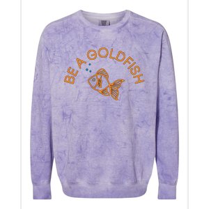 Be A Goldfish Colorblast Crewneck Sweatshirt