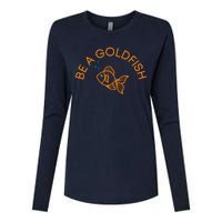 Be A Goldfish Womens Cotton Relaxed Long Sleeve T-Shirt