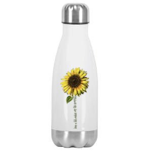 Being A Gigi Makes My Life Complete Cute Gift Sunflower Stainless Steel Insulated Water Bottle