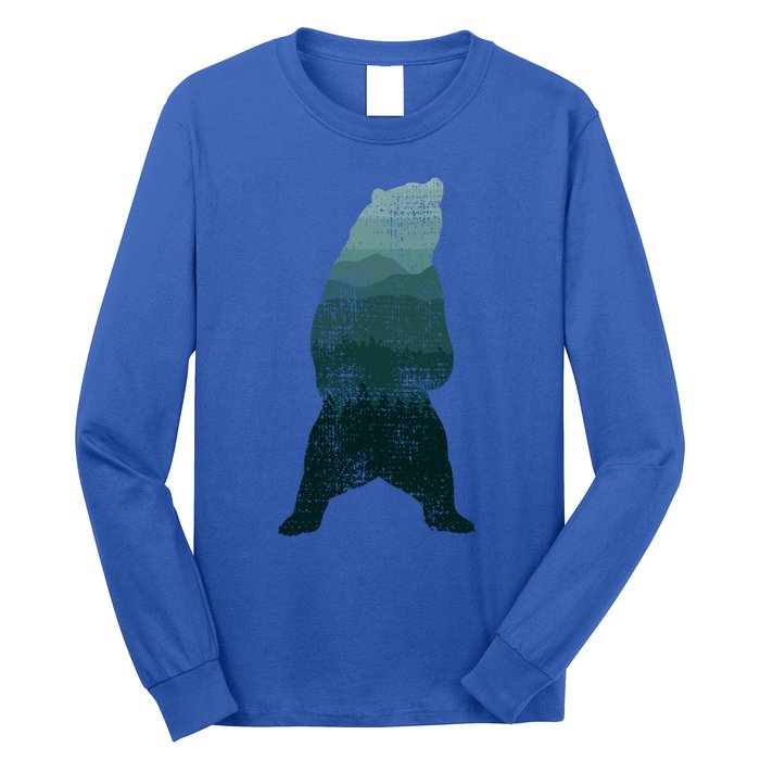 Bear Animal Grizzly Polar Bear Vintage Gift Long Sleeve Shirt