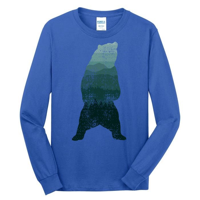 Bear Animal Grizzly Polar Bear Vintage Gift Tall Long Sleeve T-Shirt