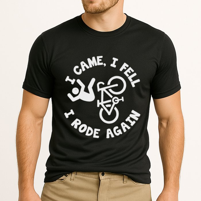 Bike Accident Get Well Bicycle Crash Survivor Recovery Cooling Performance Crew T-Shirt