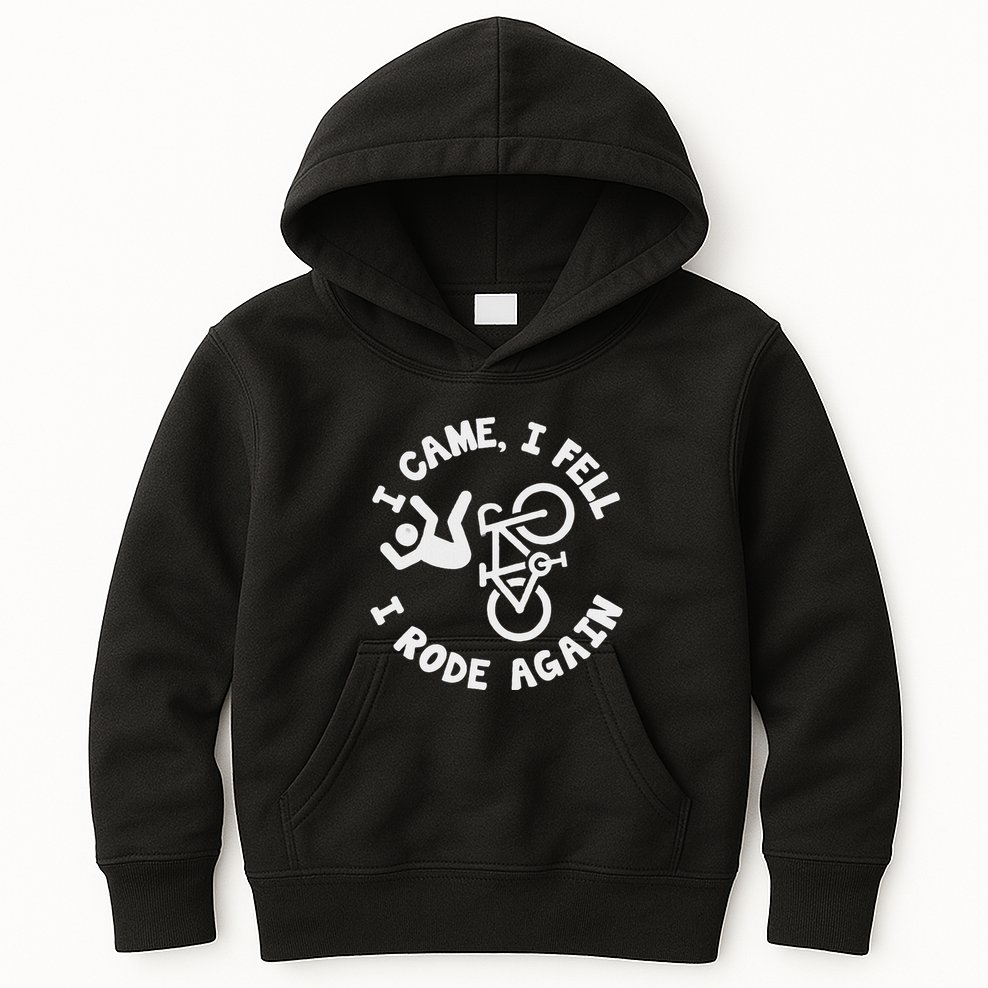 Bike Accident Get Well Bicycle Crash Survivor Recovery Kids Hoodie