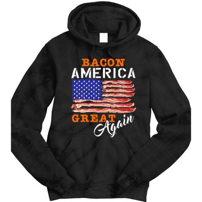 Bacon America Great Again Funny Barbecue Bbq 2024 Tie Dye Hoodie