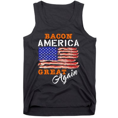 Bacon America Great Again Funny Barbecue Bbq 2024 Tank Top