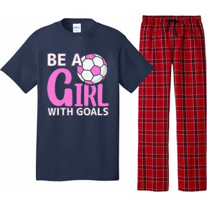 Be A Girl With Goals I Soccer Pajama Set