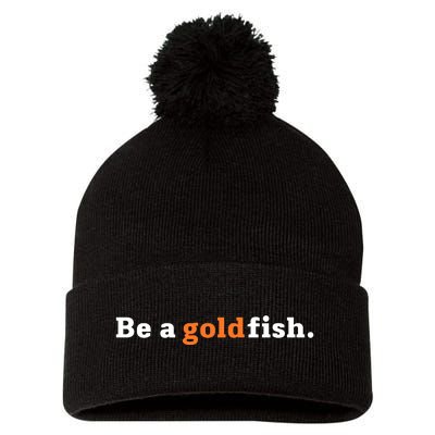 Be A Goldfish Pom Pom 12in Knit Beanie