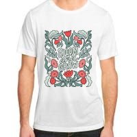 Bloom And Grow Retro Flower Floral Adult ChromaSoft Performance T-Shirt