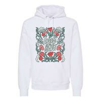 Bloom And Grow Retro Flower Floral Premium Hoodie