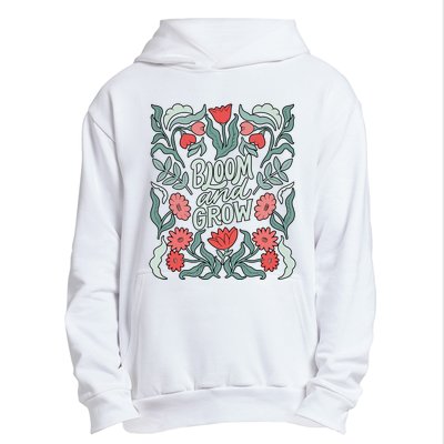 Bloom And Grow Retro Flower Floral Urban Pullover Hoodie