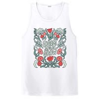 Bloom And Grow Retro Flower Floral PosiCharge Competitor Tank