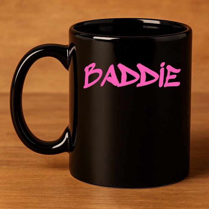 Baddie Aesthetic Graffiti Design Baddies Fandom 11oz C Handle Ceramic Mug