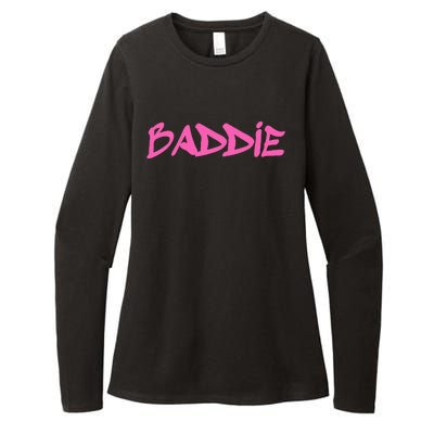 Baddie Aesthetic Graffiti Design Baddies Fandom Womens CVC Long Sleeve Shirt