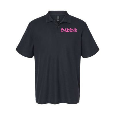 Baddie Aesthetic Graffiti Design Baddies Fandom Softstyle Adult Sport Polo