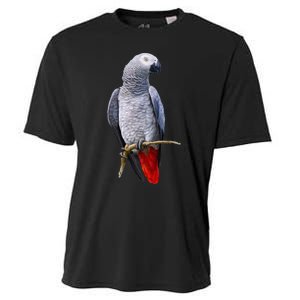 Beautiful African Grey Parrot Cooling Performance Crew T-Shirt