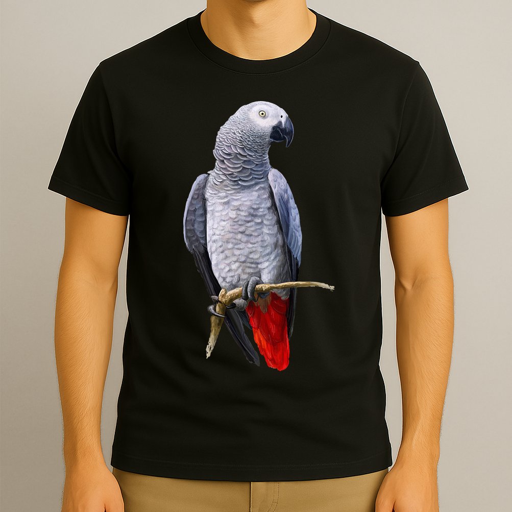 Beautiful African Grey Parrot T-Shirt