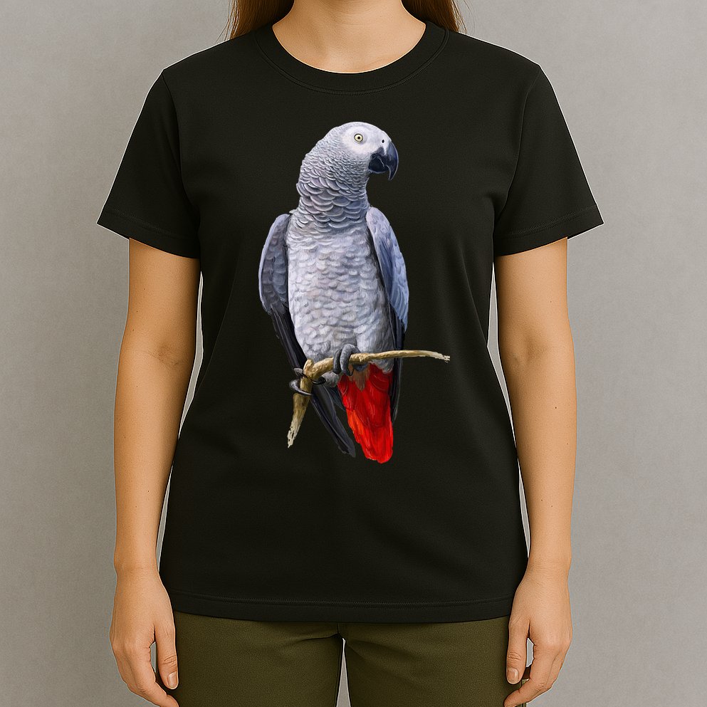 Beautiful African Grey Parrot T-Shirt