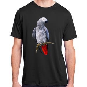 Beautiful African Grey Parrot Adult ChromaSoft Performance T-Shirt