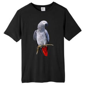 Beautiful African Grey Parrot Tall Fusion ChromaSoft Performance T-Shirt