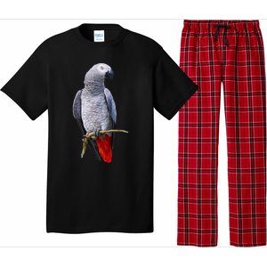 Beautiful African Grey Parrot Pajama Set