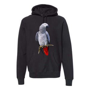 Beautiful African Grey Parrot Premium Hoodie